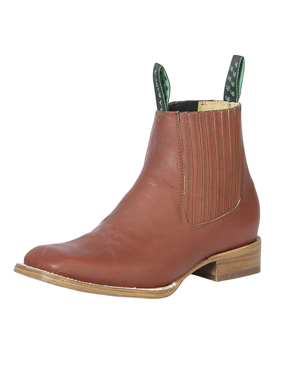Botín Vaquero de Hombre El General en Piel Color Shedron 126413