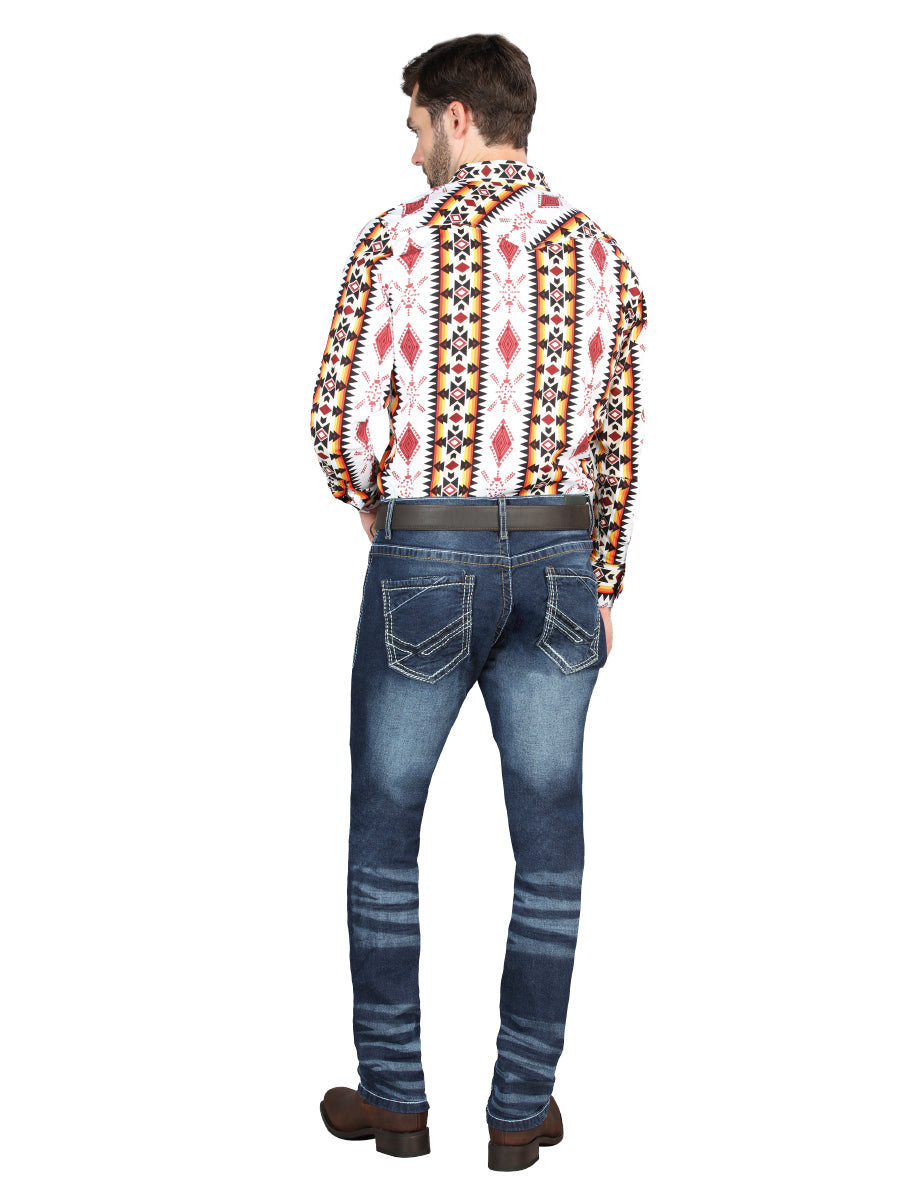 Pantalón de Mezclilla de Hombre El General en Mezclilla Color Azul 126628