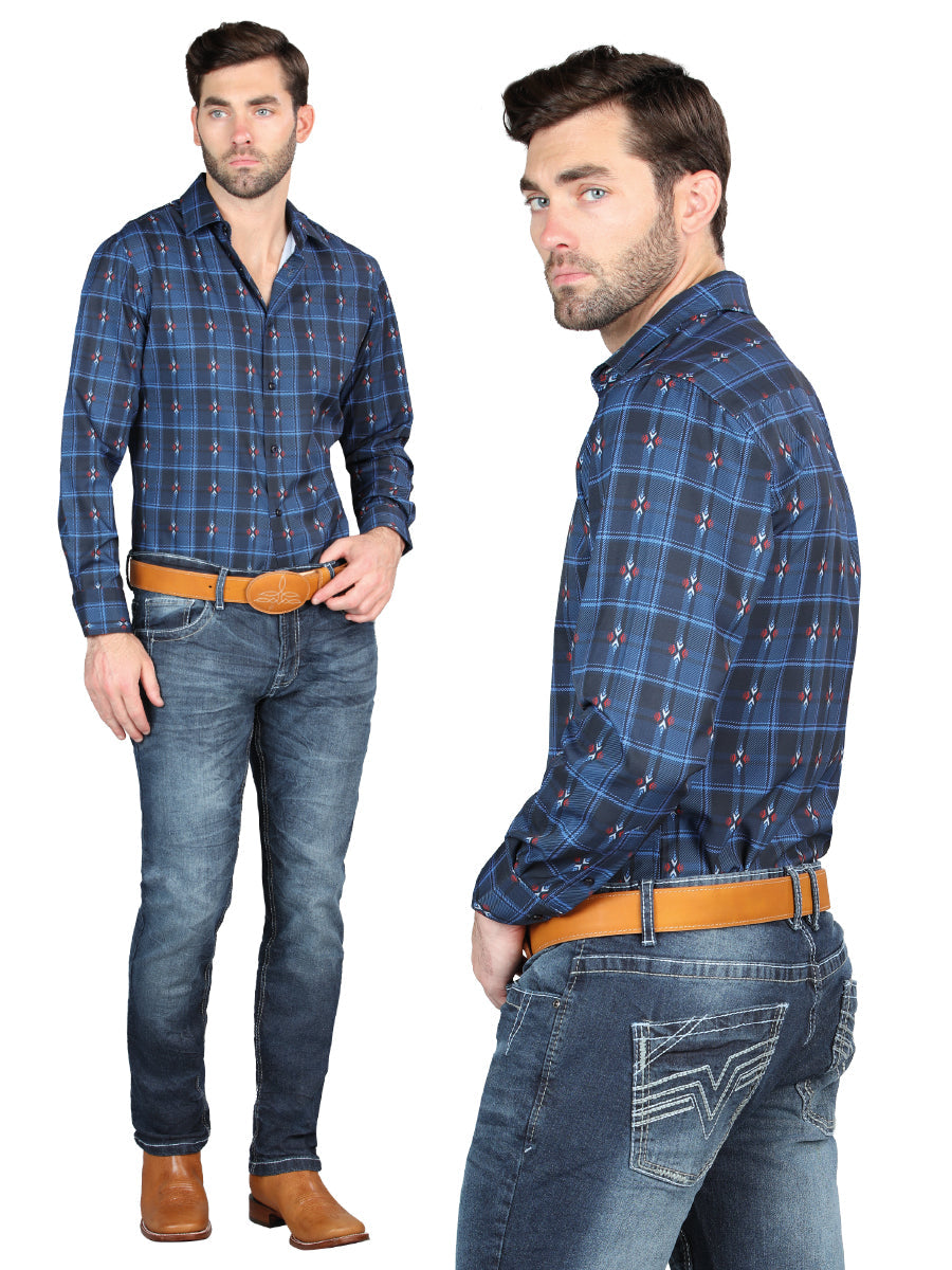 Pantalón de Mezclilla de Hombre El General en Mezclilla Color Azul Marino 126631