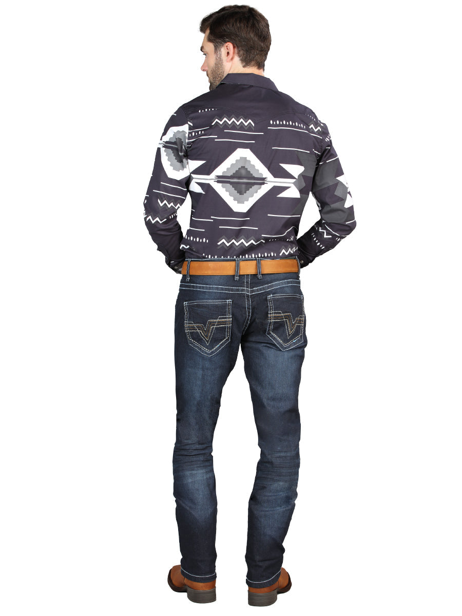 Pantalón de Mezclilla de Hombre El General en Mezclilla Color Azul Marino 126635