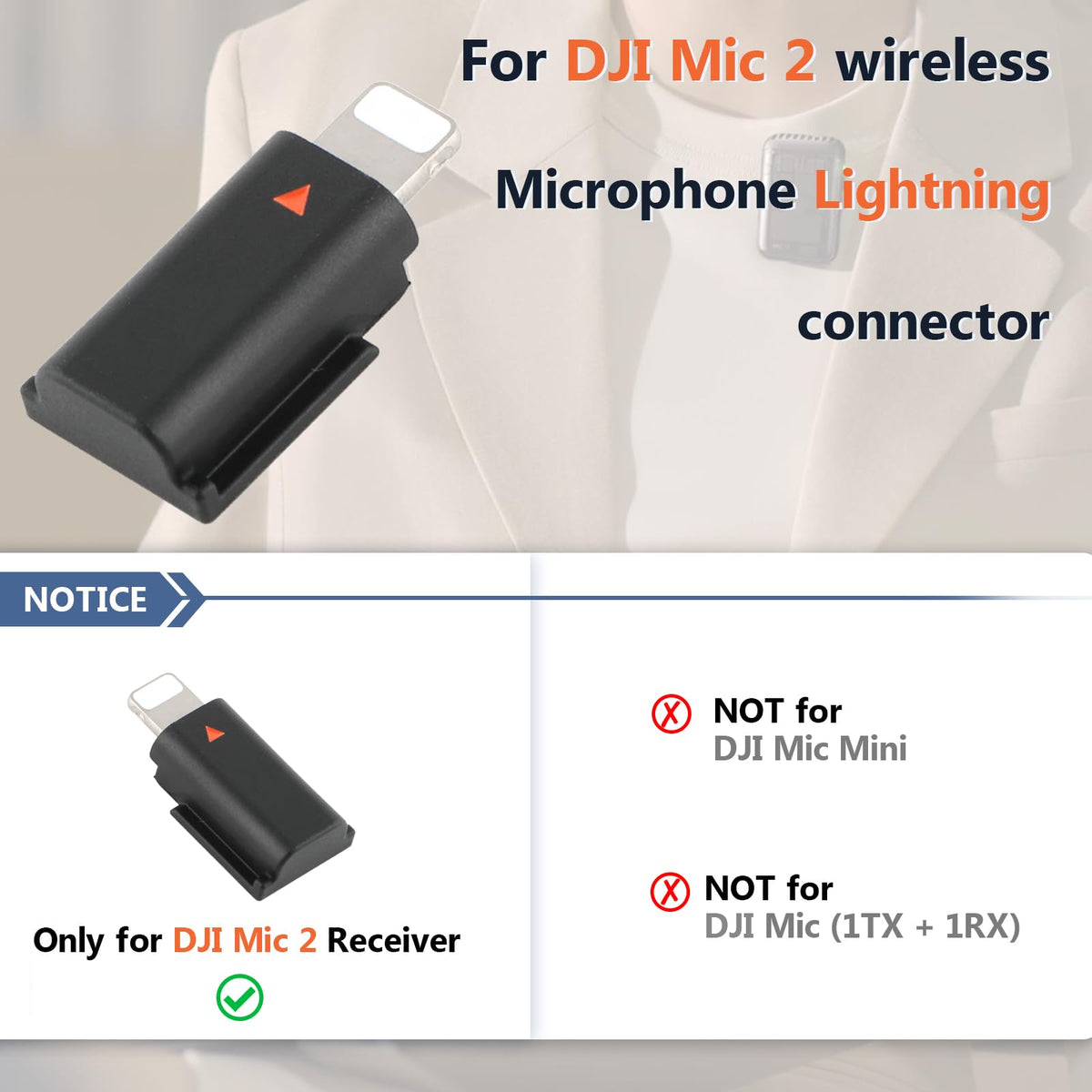 HBIHGHHONG para DJI MIC 2