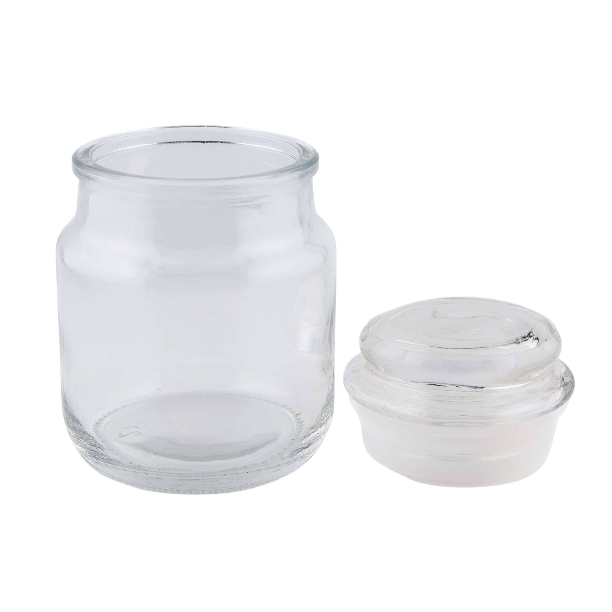 EOL - 130ml – Boston Vaso Cilíndrico de Vidrio para Velas - Inspidado en Vasos de Yankee Candle® – Frasco Transparente