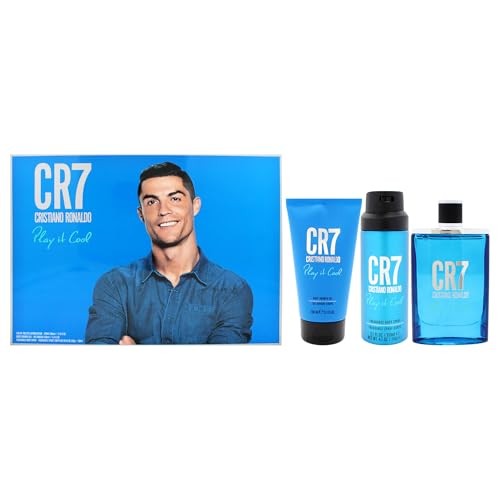 Cristiano Ronaldo: Cr7 Play It Cool + Desodorante 150ML + Shower Gel 150ML EDT Set De Caballero 100ML