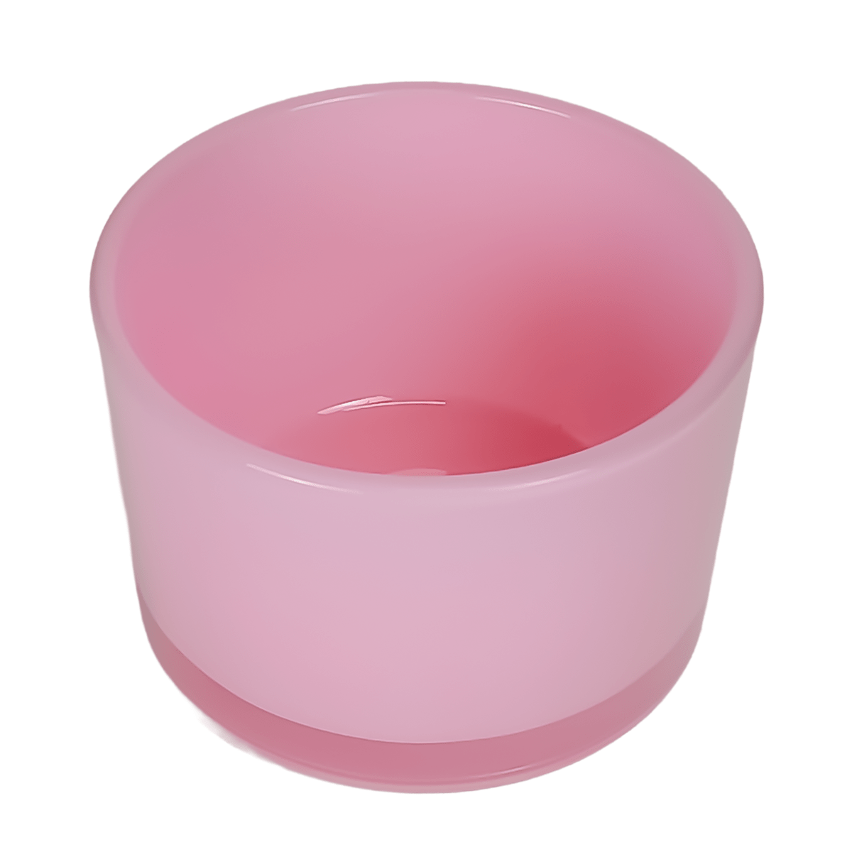 140ml - Mónaco Vaso de vidrio para velas - Frasco Rosa Claro Brillante