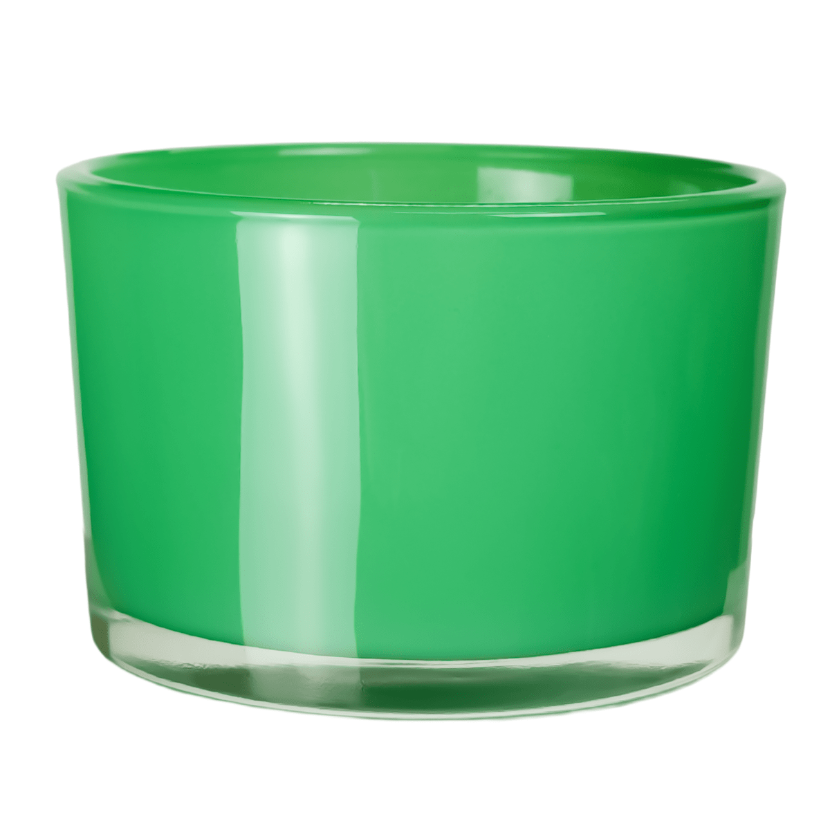 EOL - 140ml - Mónaco Vaso de vidrio para velas - Frasco Verde Brillante
