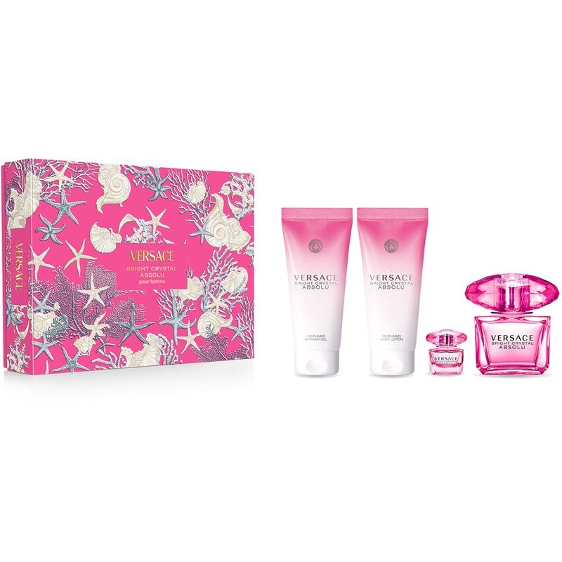 Versace: Bright Crystal Absolu + Miniatura + Crema + Shower Gel EDP Set De Dama 90ML