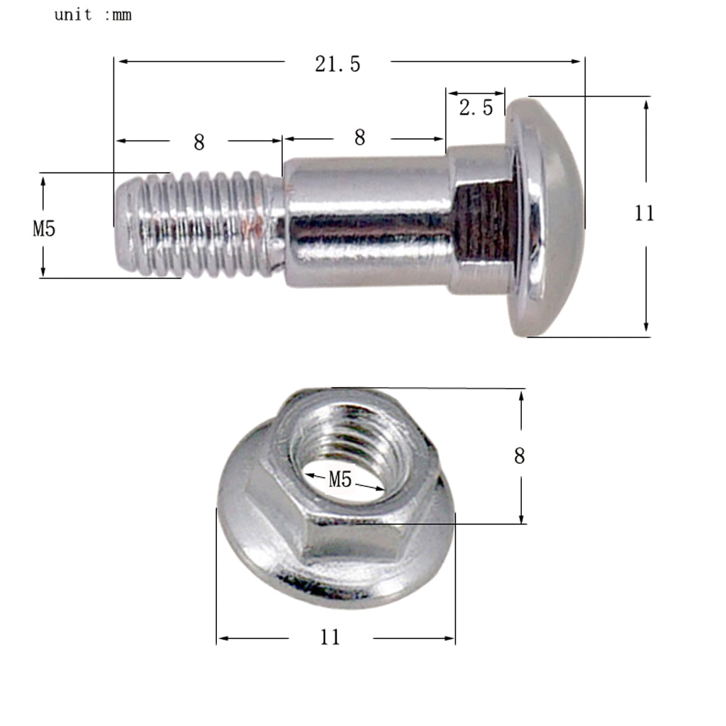 2 Piezas Traseras de Puente Tremolo