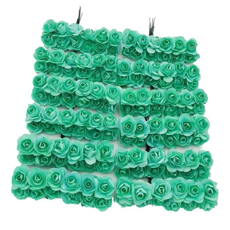 Mini ramo de rosas artificiales de papel