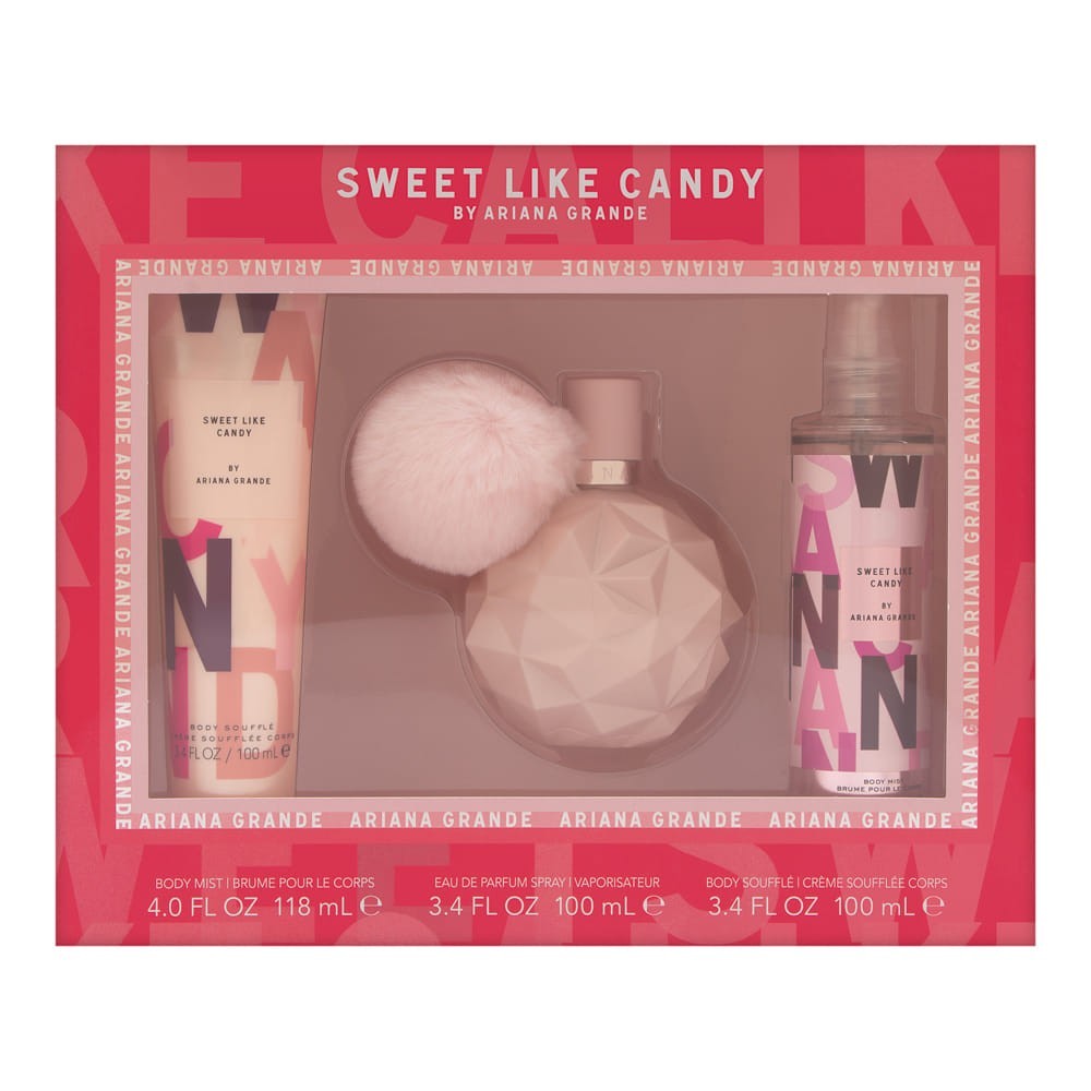 Sweet Like Candy EDP 100ML + Body Soufflé 100ML + Body Mist 118ML Set De Dama