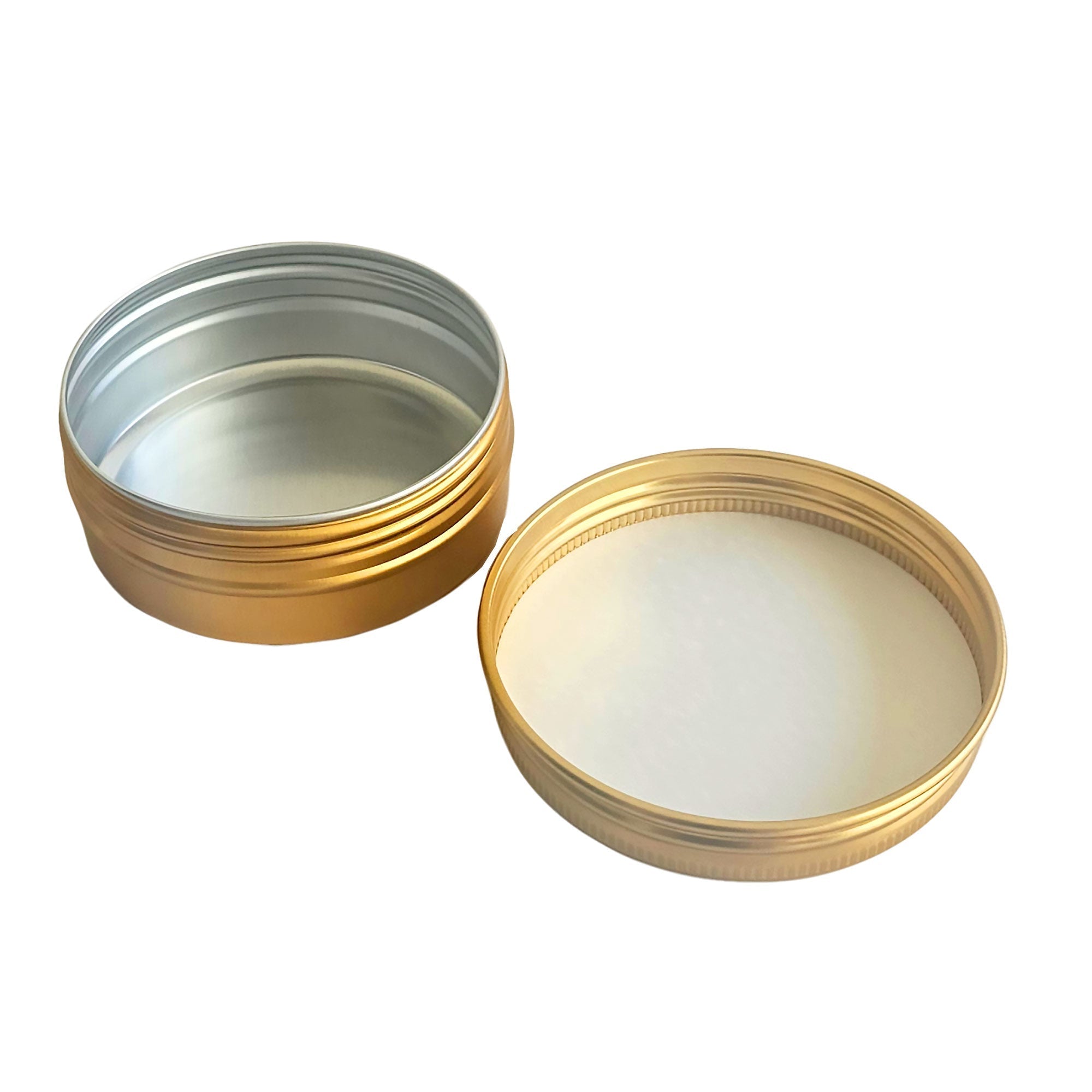 15ml - La Paz Pomadera de Aluminio - Lata de Aluminio - Dorado