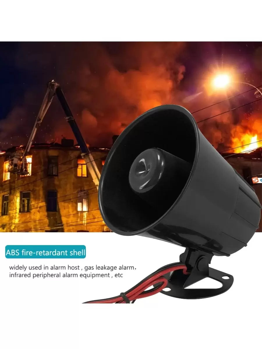 Mini sirena de alarma antirobo automotriz