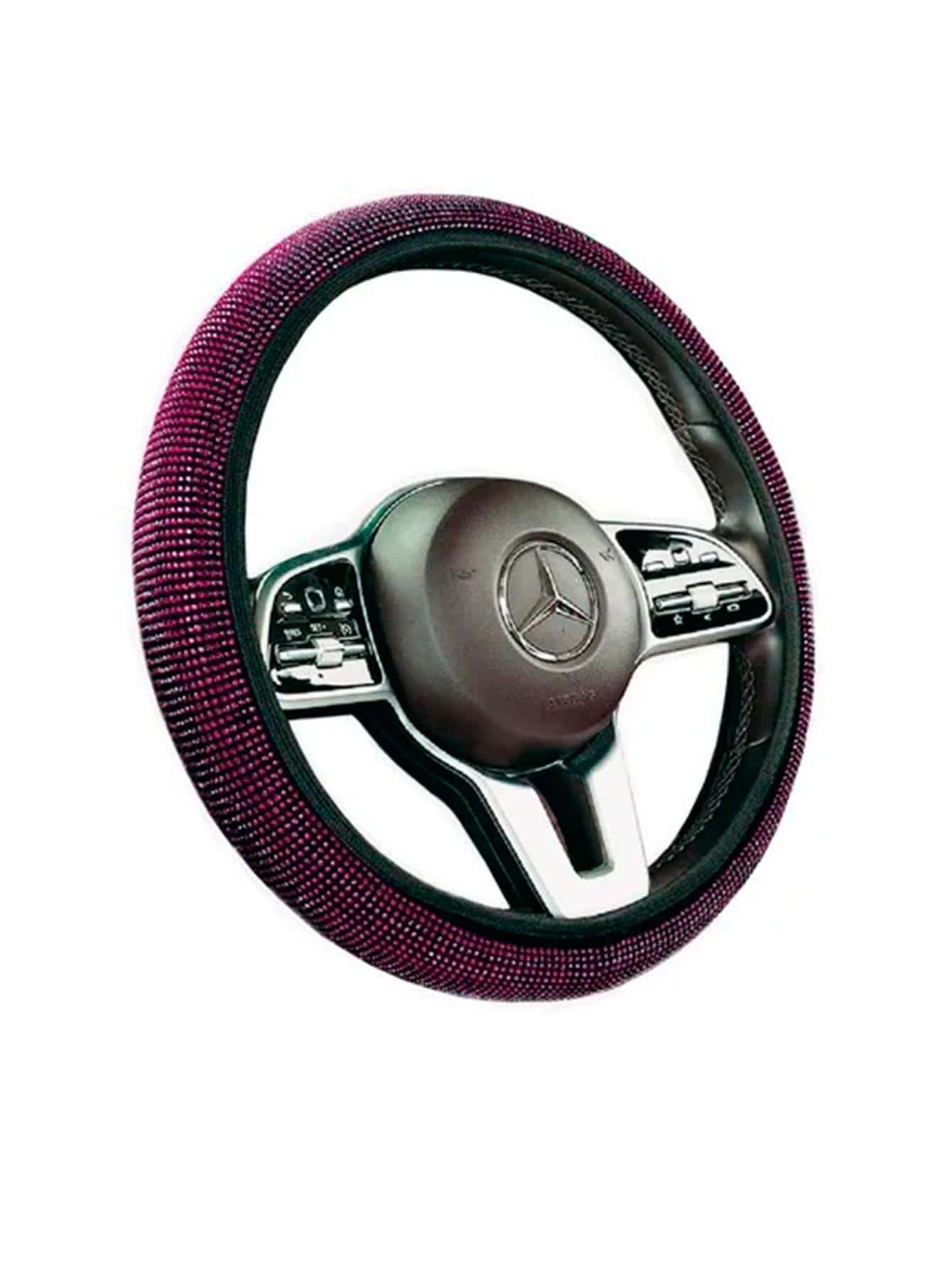 Protector funda cubre volante brillante diamante auto