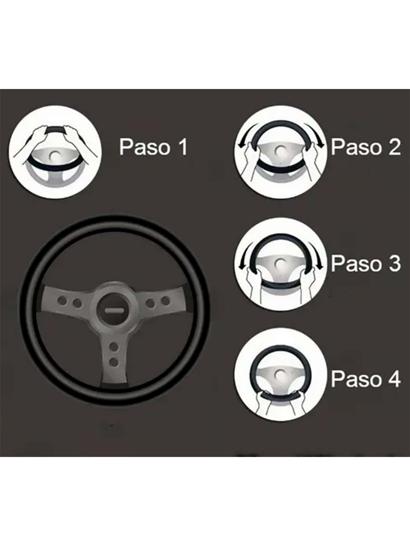 Funda protectora antideslizante para volante de automóvil