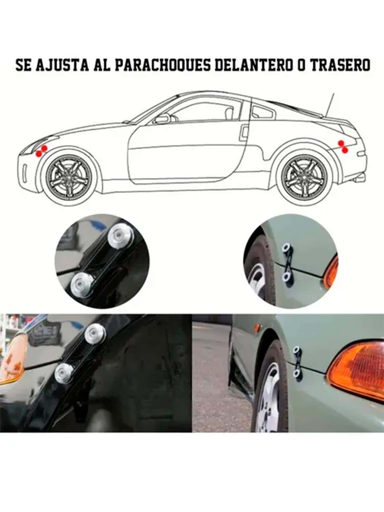 Sujetadores Facia Plano Tornillo JDM