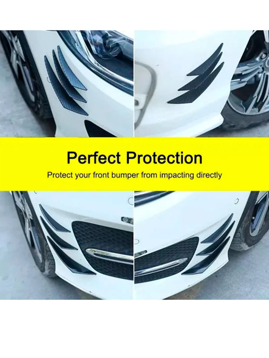 Aletillas Facia Canards Spoiler Bumper Universal 6 Piezas