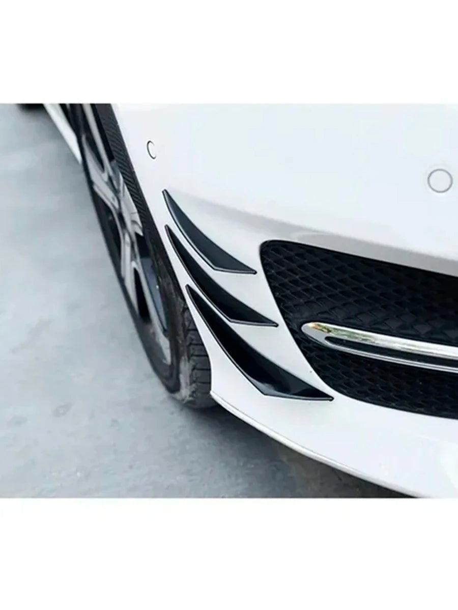 Aletillas Facia Canards Spoiler Bumper Universal 6 Piezas