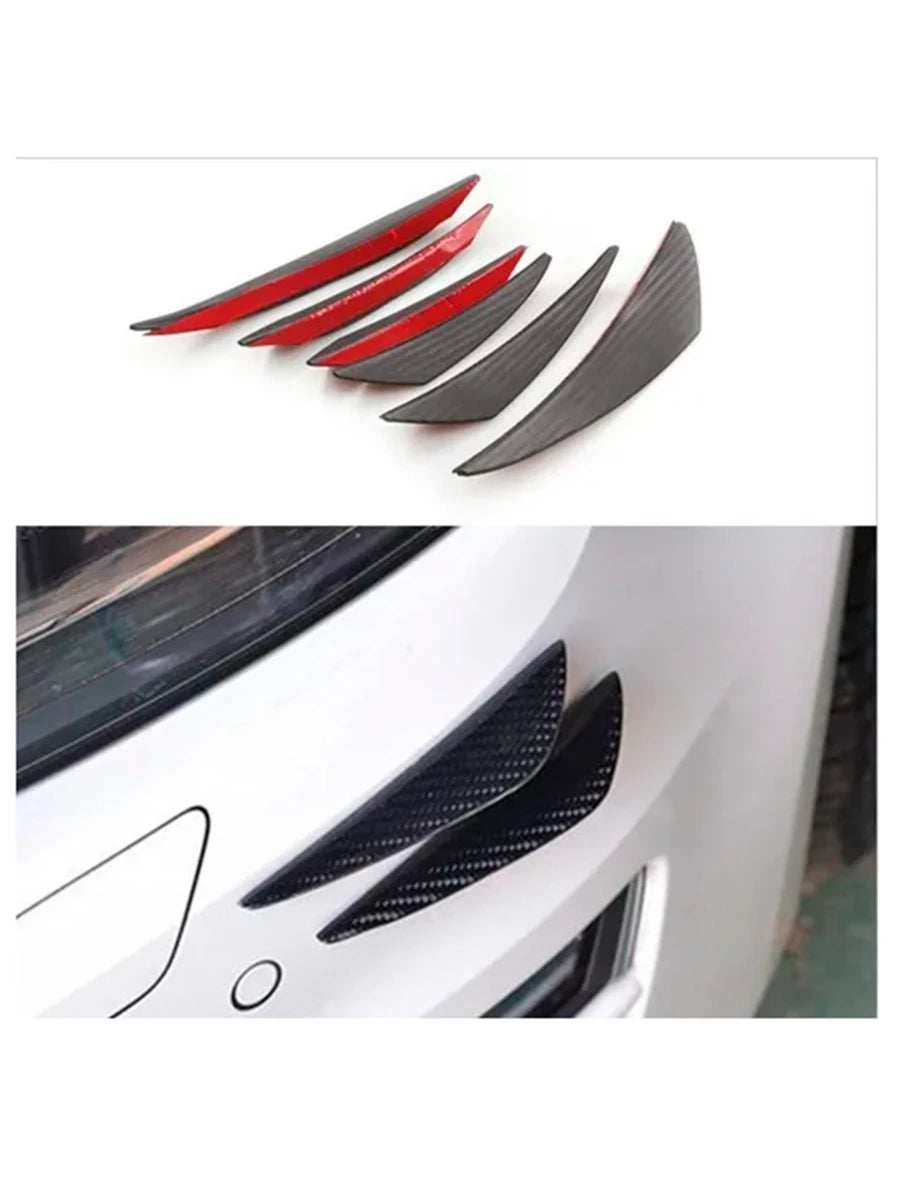Aletillas Facia Canards Spoiler Bumper Universal 6 Piezas