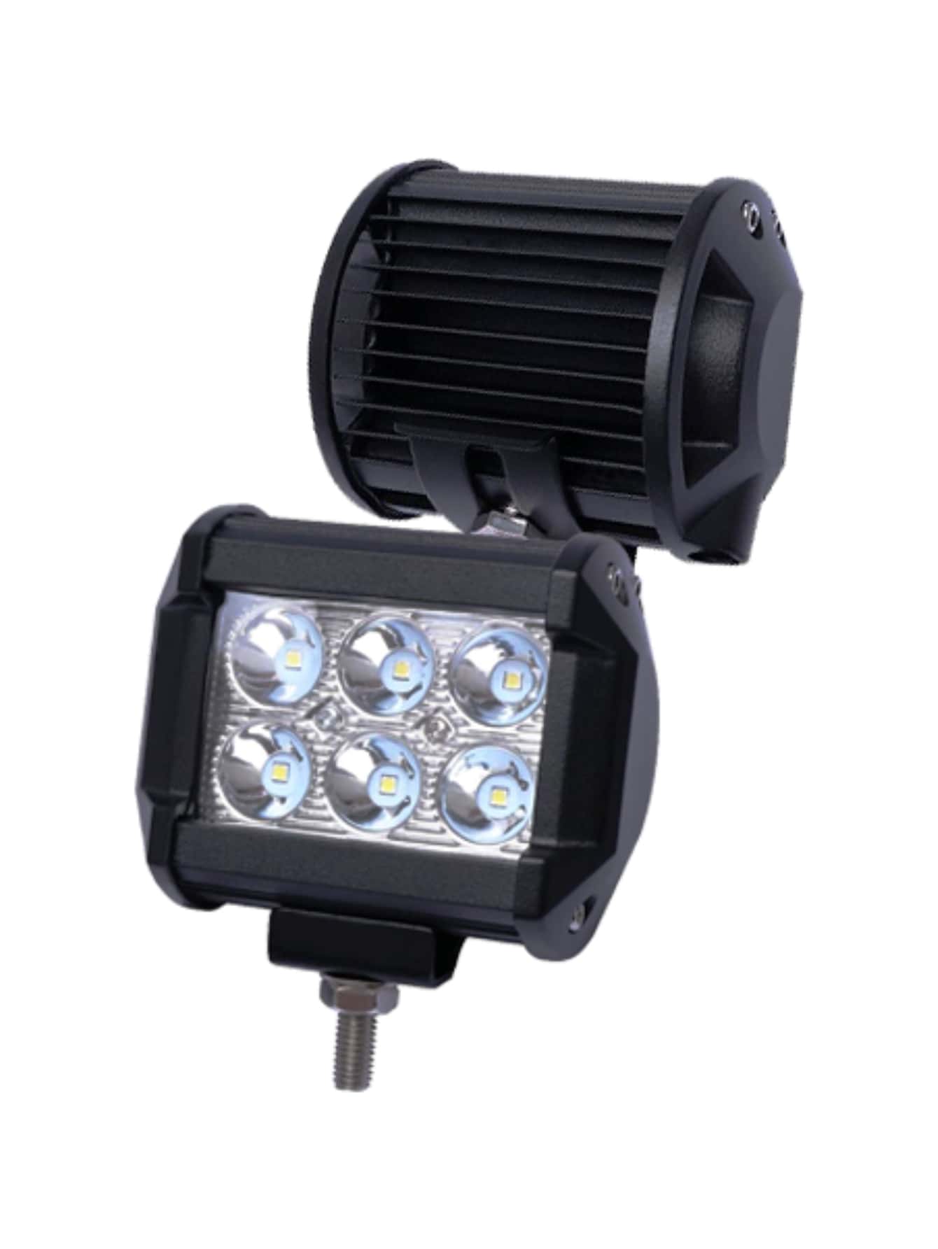 Faros luces delanteros cuadrados estroboscópico para vehiculos motocicleta