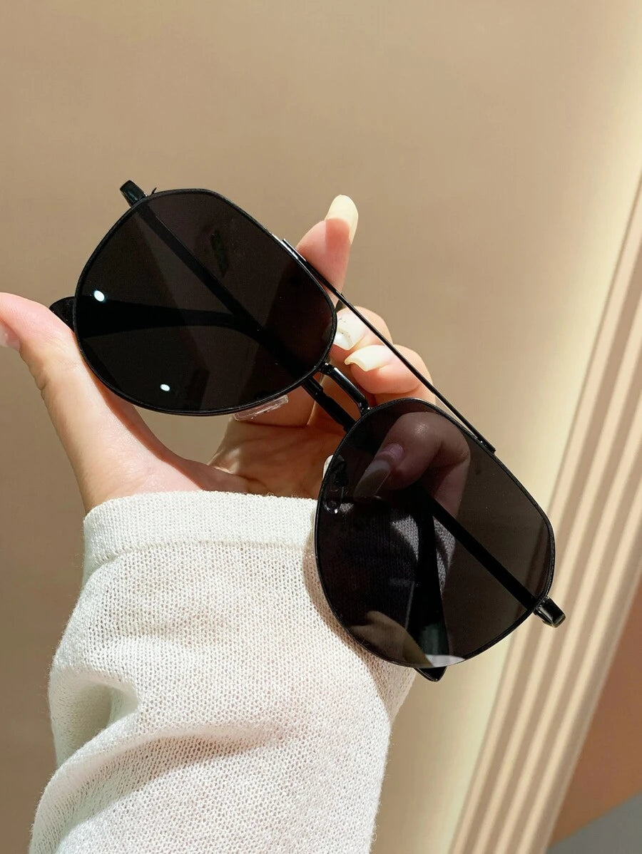 gafas de aviador con montura de metal unisex