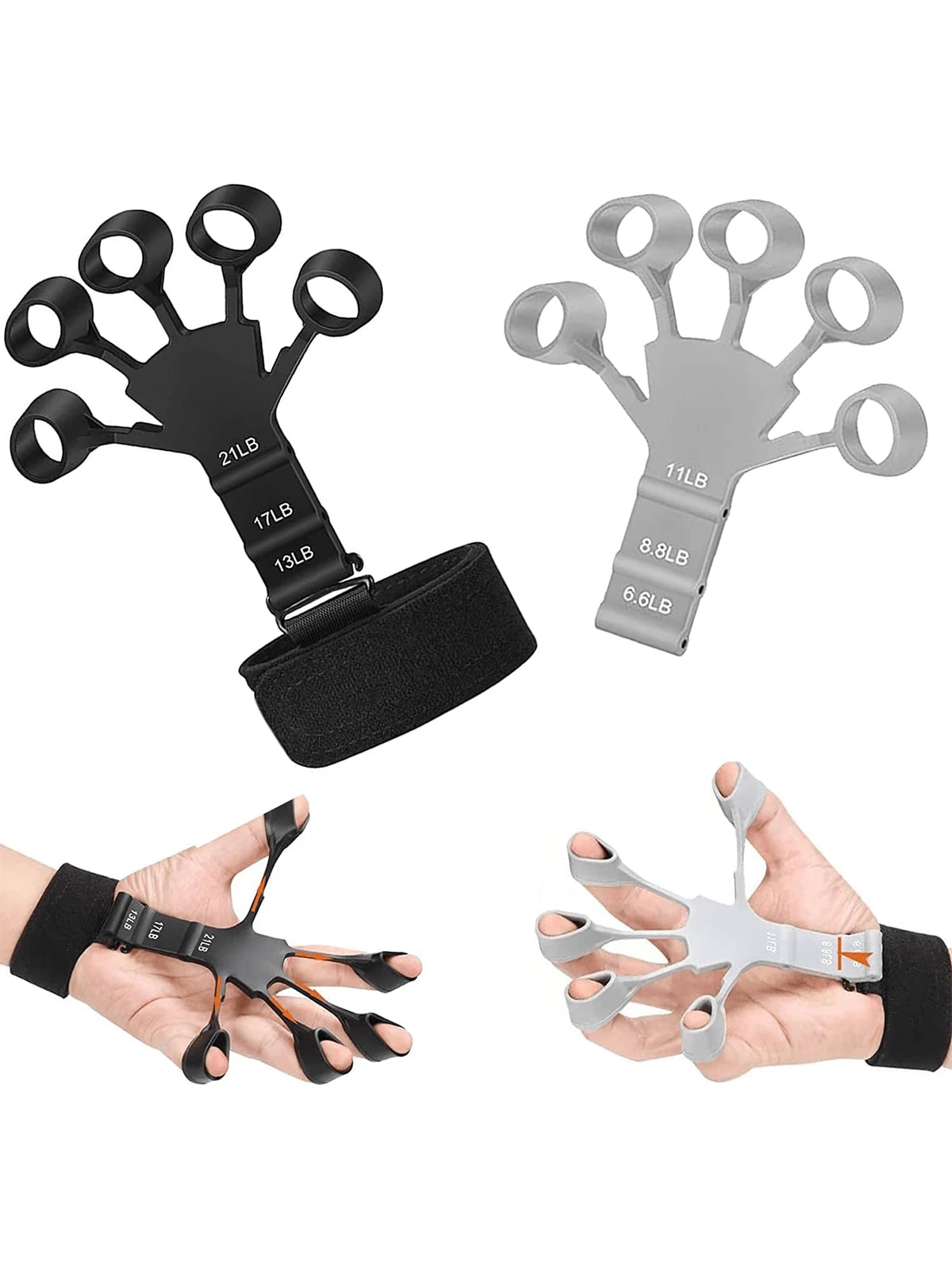 2 PCS Fortalecedor de dedos