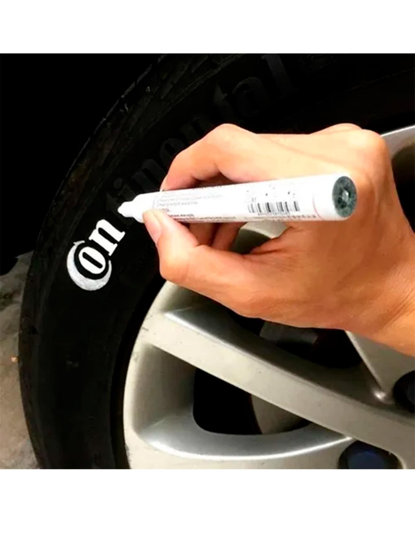 Vmingo Plumon Marcador Llantas Permanente Punta Pincel