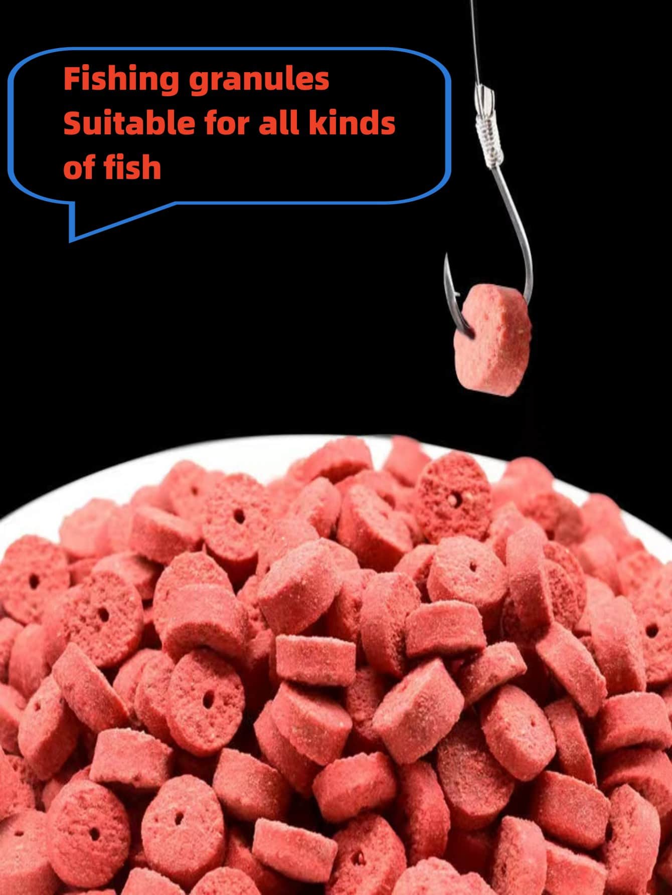 Carnada de pellets para pescar