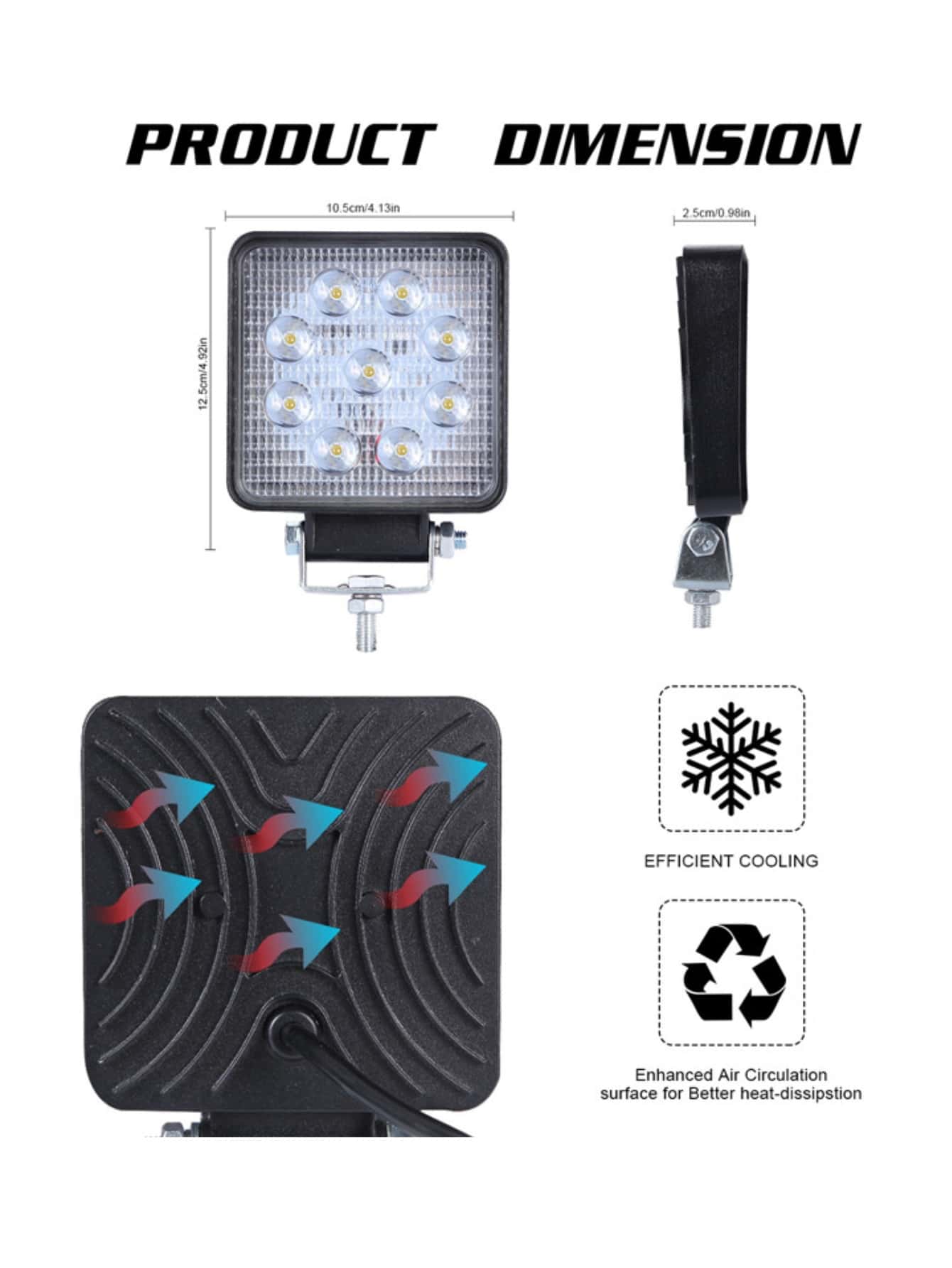 Faros auxiliares luz de niebla coche moto universales