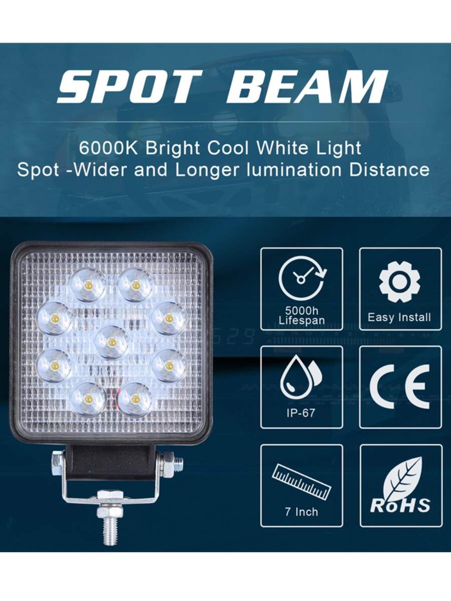 Faros auxiliares para coche o moto universales