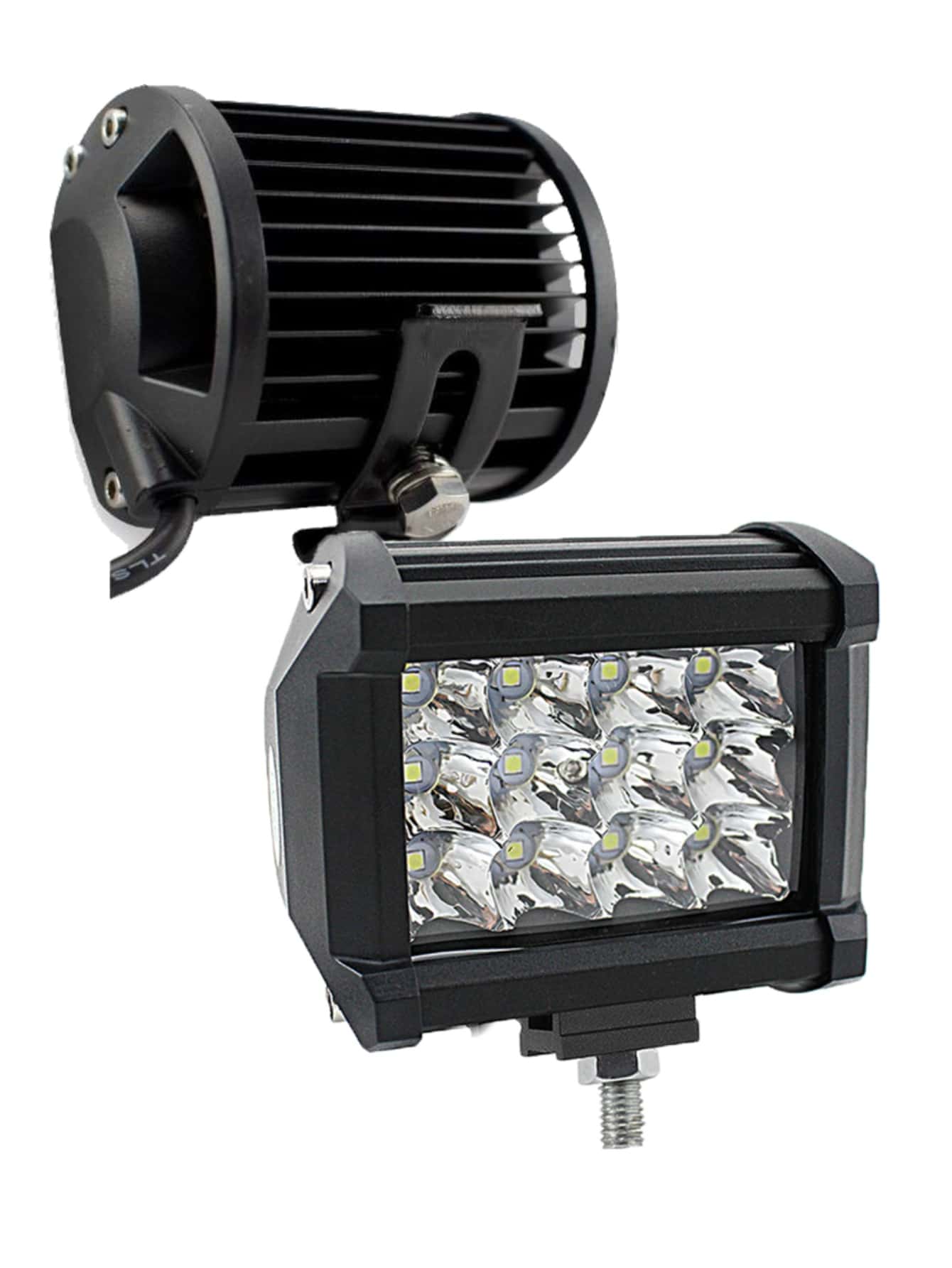 Faros Led cuadrados auxiliares para coche universales