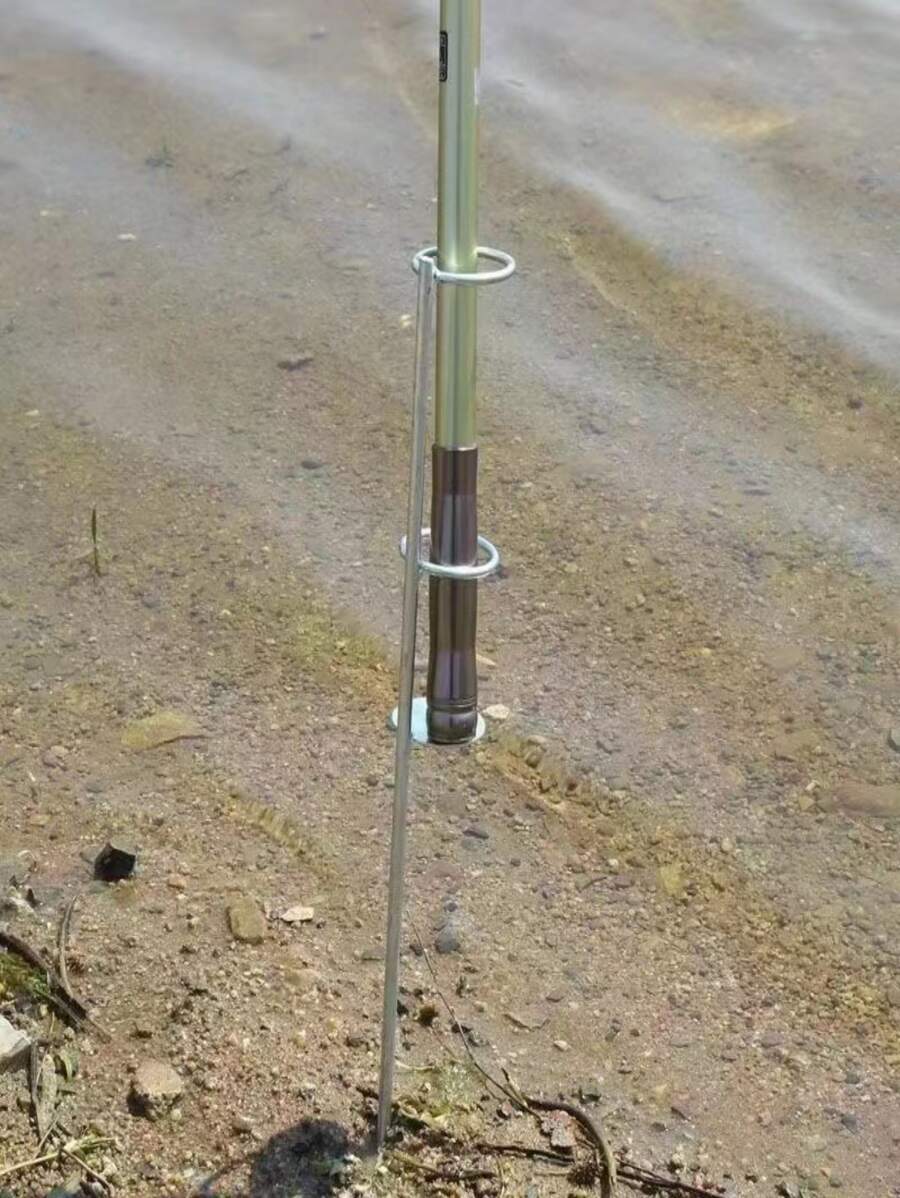 Soporte para caña de pescar redondo estable