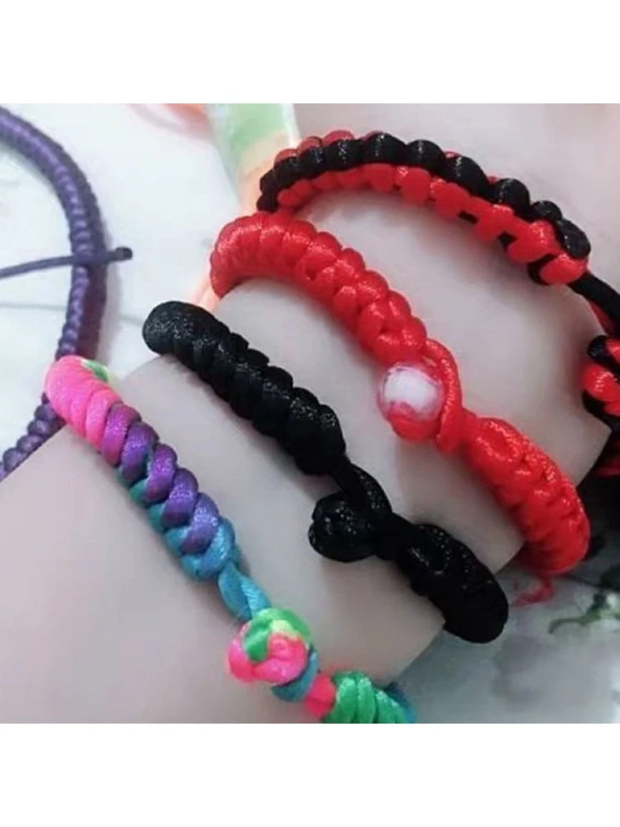 10 rollos de cuerda trenzada de Color aleatorio