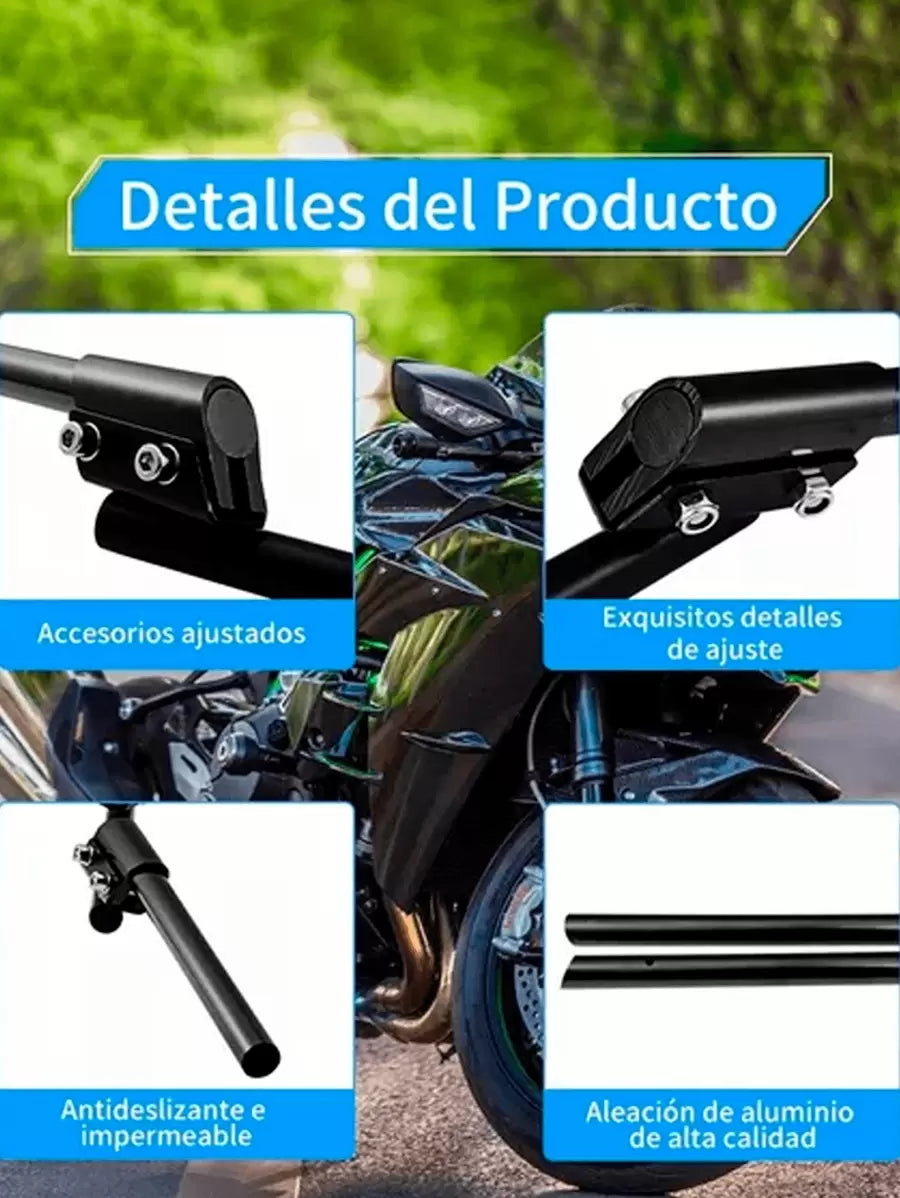 Manubrio Deportivo Moto Manillar Metal Universal