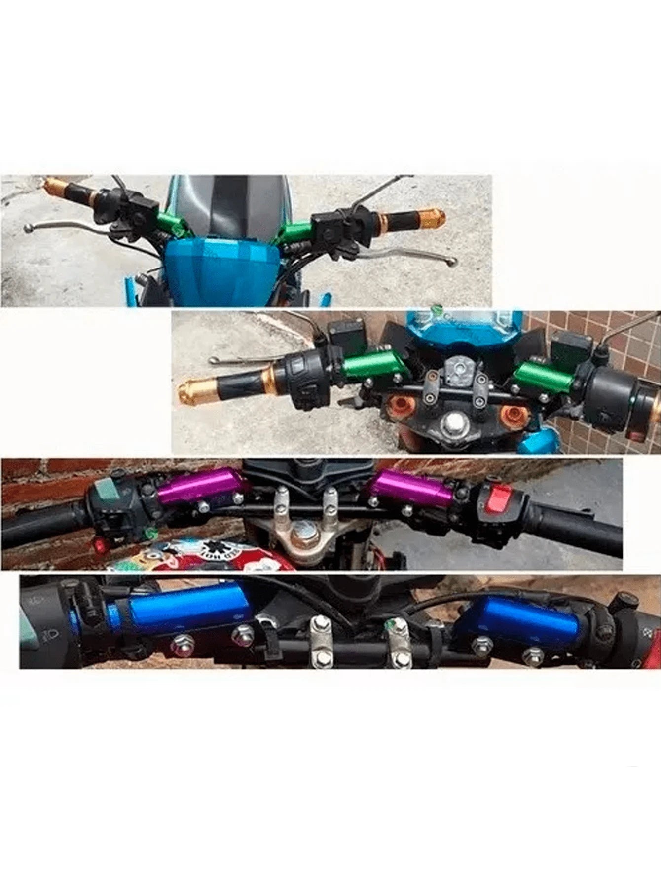 Manubrio Deportivo Moto Manillar Metal Universal