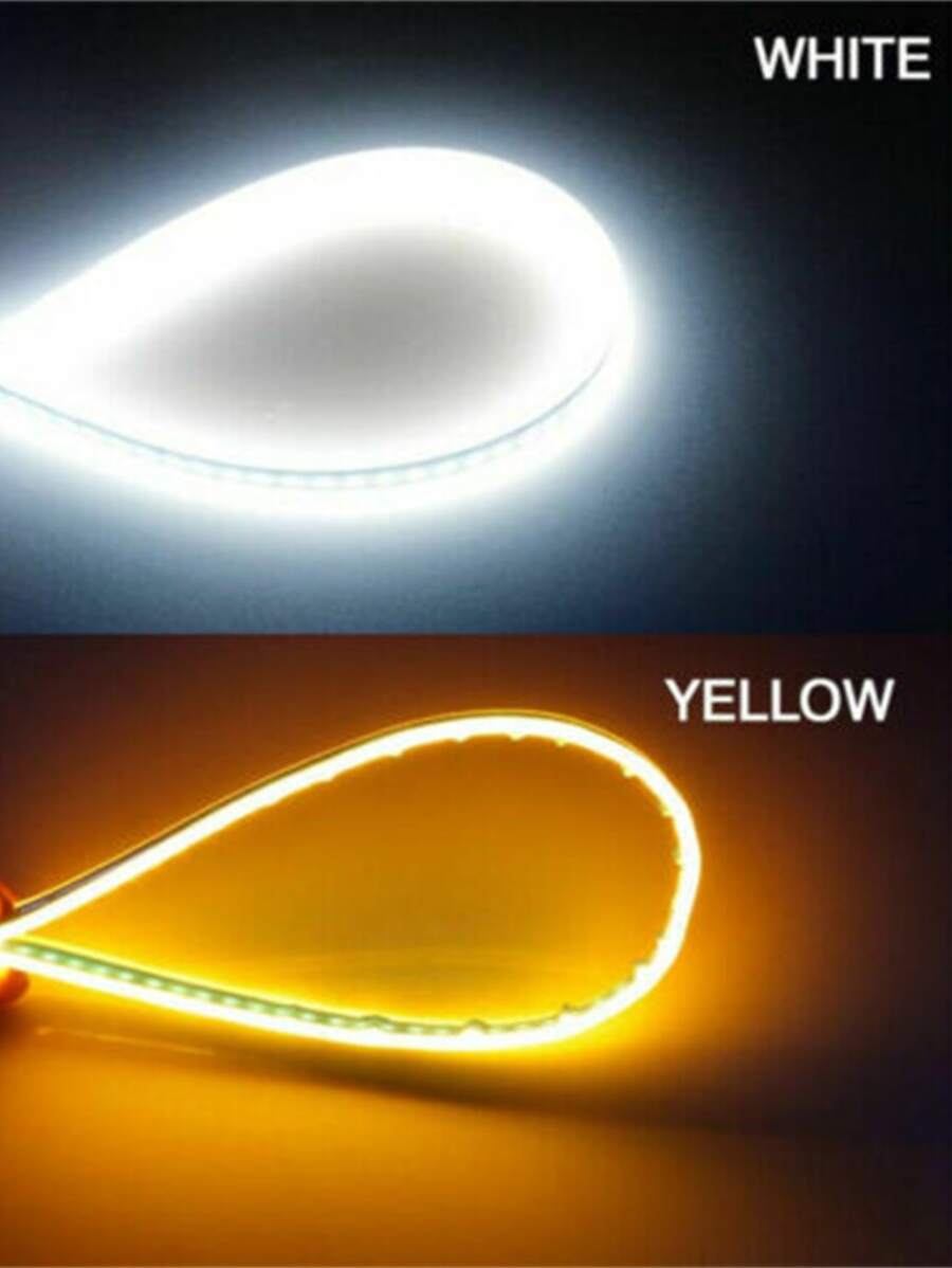 Tiras de LED DRL para faros delanteros para coche moto