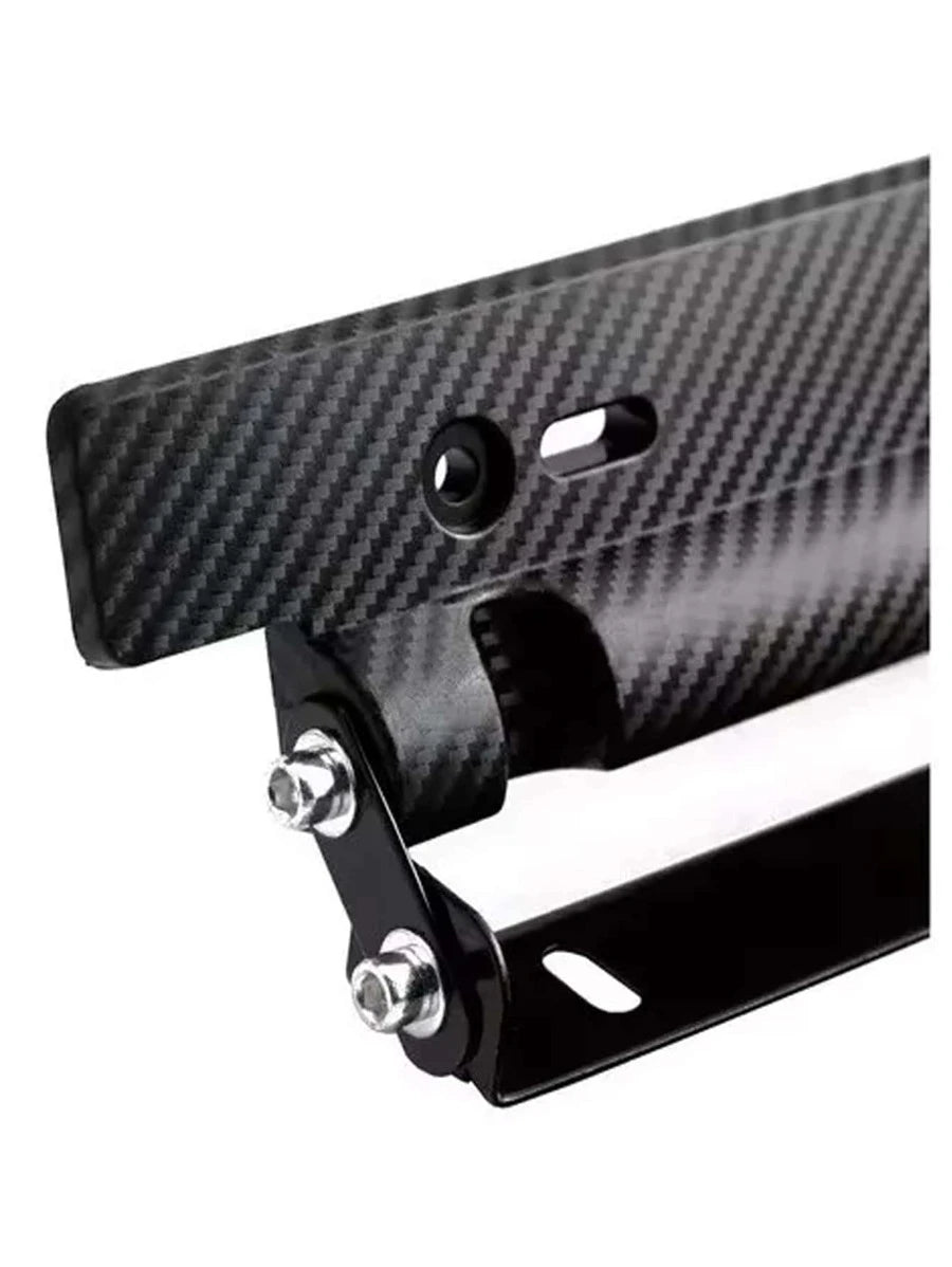Porta Placa Universal  Doble Ajuste Posiciones Matricula Jdm