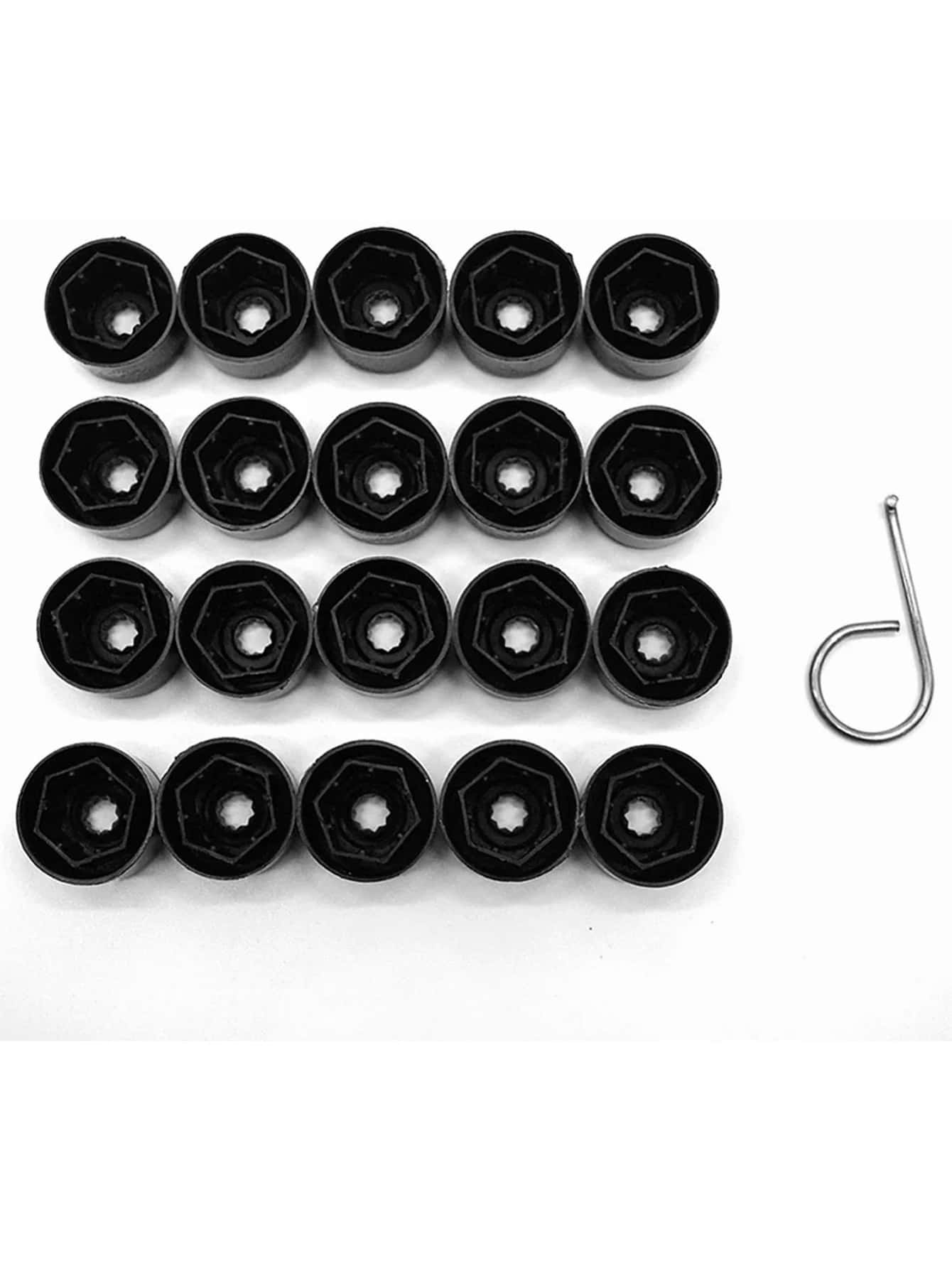 20 Piezas Tapon Redondo VW Deportivo Cubre Birlo Tapa Perno 17mm