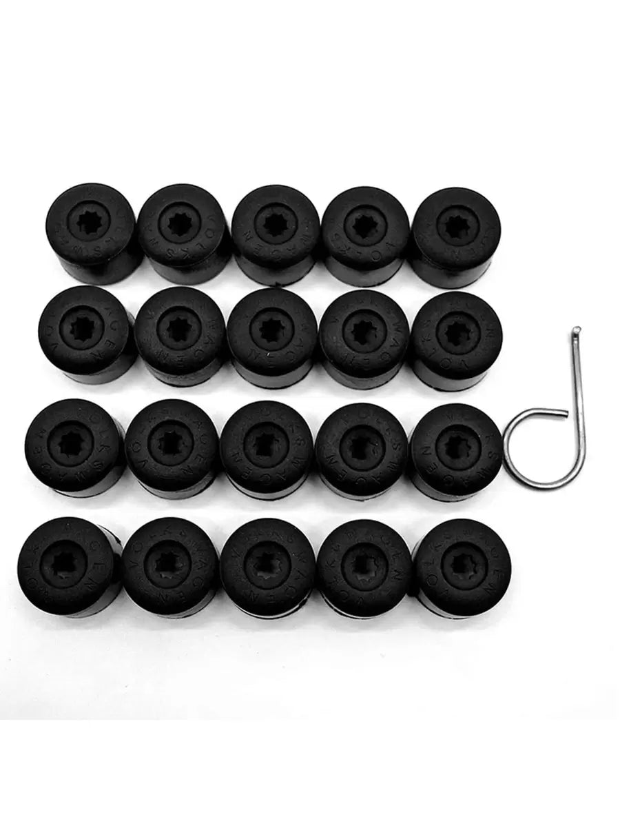 20 Piezas Tapon Redondo VW Deportivo Cubre Birlo Tapa Perno 17mm