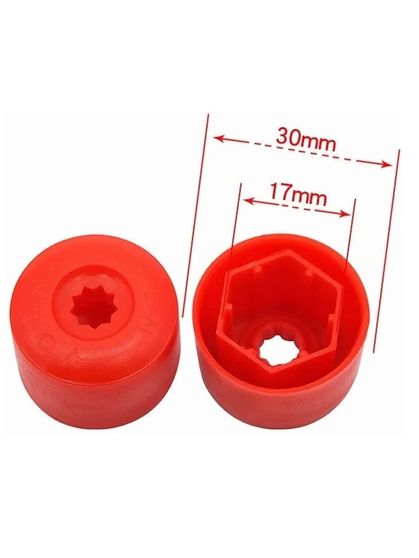 20 Piezas Tapon Redondo VW Deportivo Cubre Birlo Tapa Perno 17mm