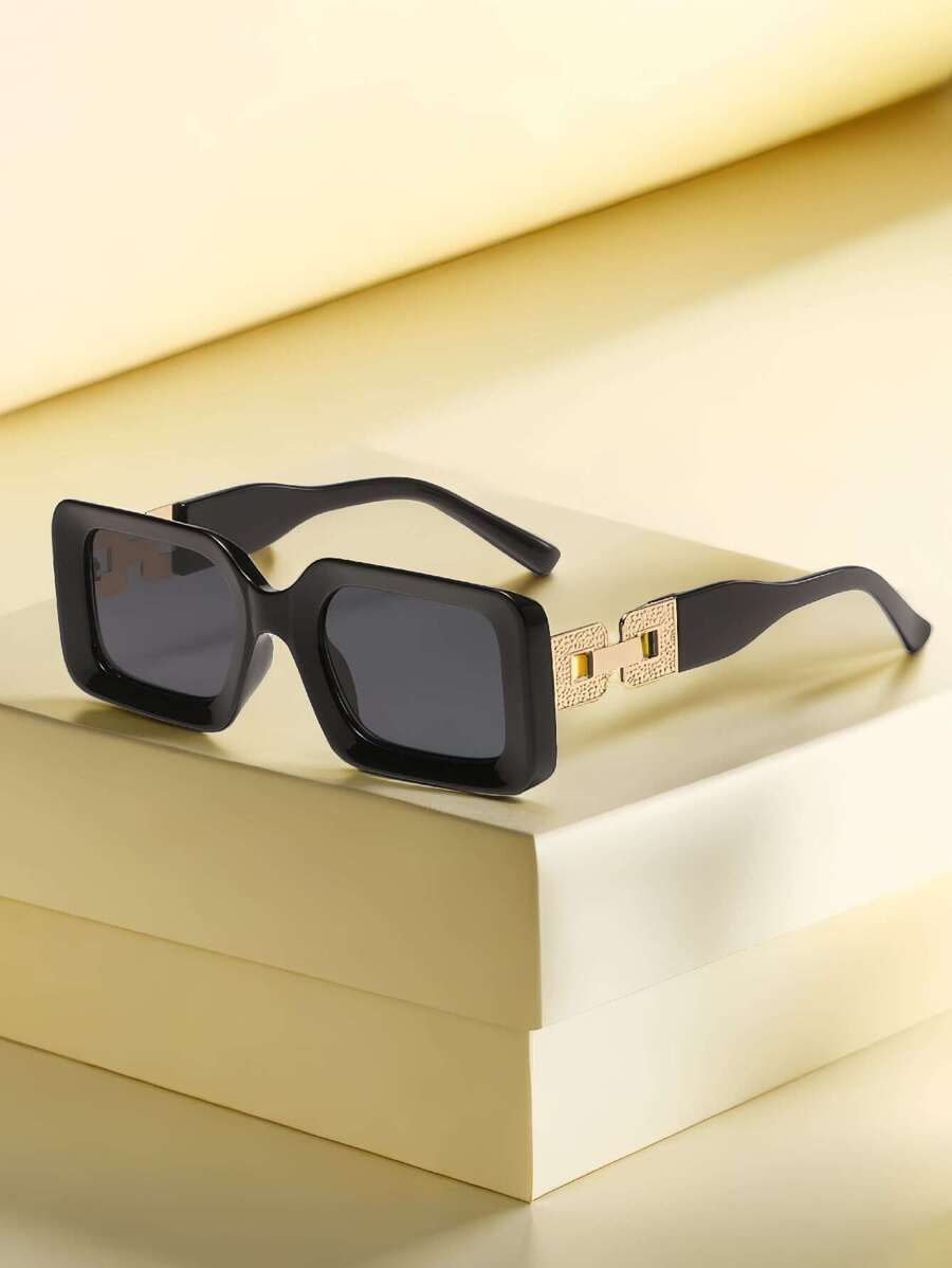 Gafas de sol vintage de marco grueso y grande