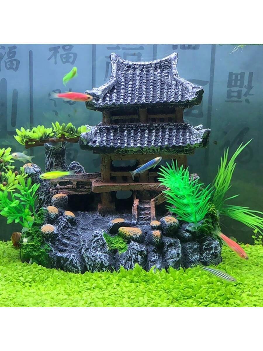 1 Pieza Decoración De Acuario Hecha De Resina