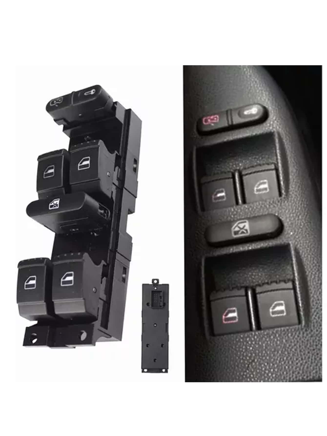 Botonera Ventana Switch Puerta Control Vidrios VW Jetta Clasico MK4 Golf Passat Bora 1J4959857D