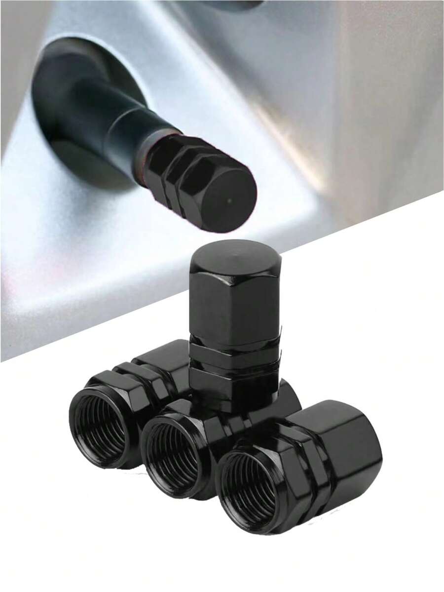 Tapas de valvula de vastago Hexagono universales para neumaticos de coche moto