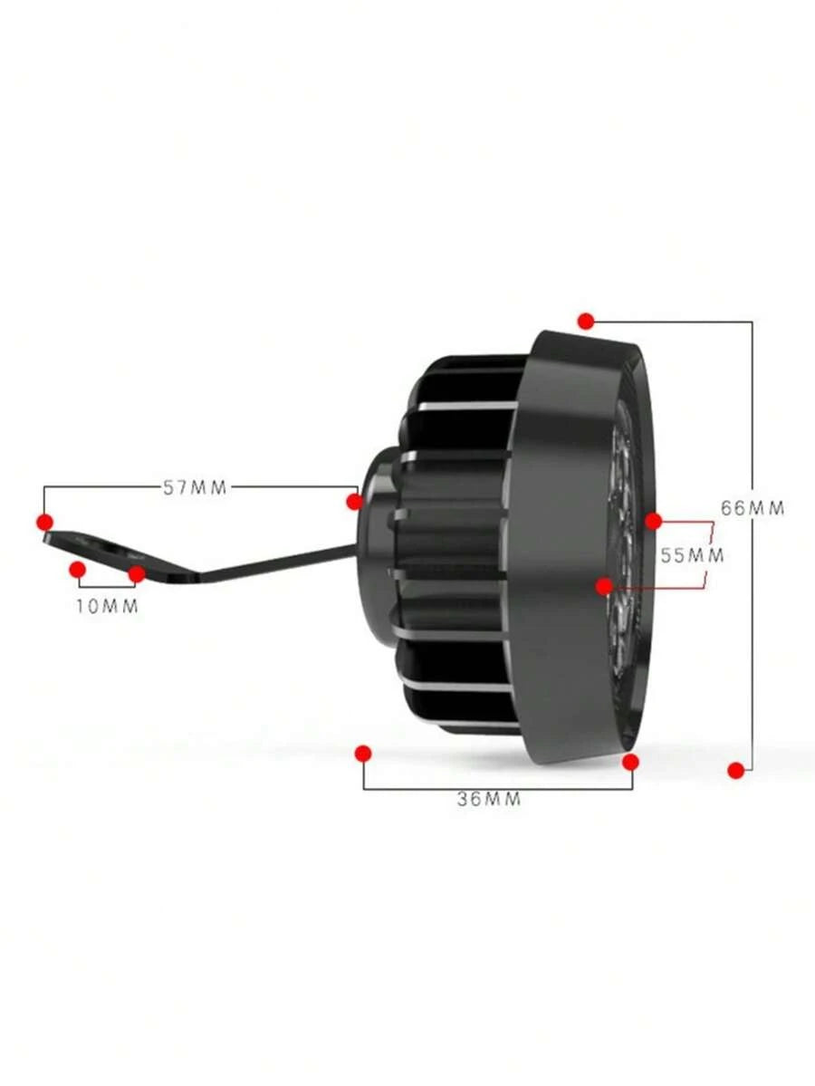 Faros auxiliares 9LED universales scooter motocicleta