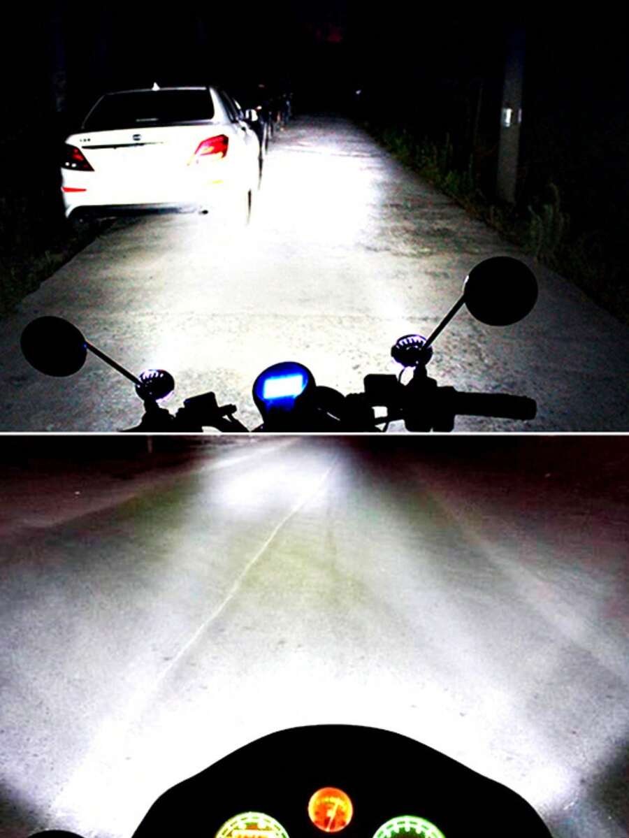 Faros auxiliares 9LED universales scooter motocicleta