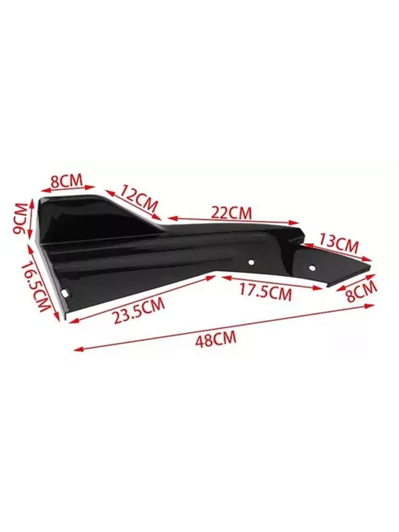 Esquinero Daga 48cm Trasero Decorativo Universal Auto Tuning