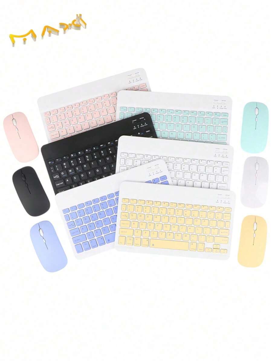 Kit Teclado de Mouse y Inalambrico Bluetooth