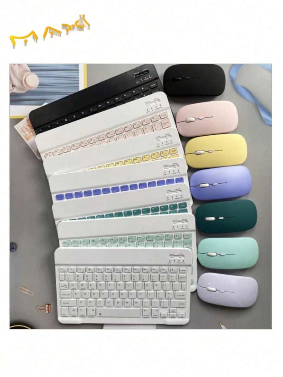Kit Teclado de Mouse y Inalambrico Bluetooth