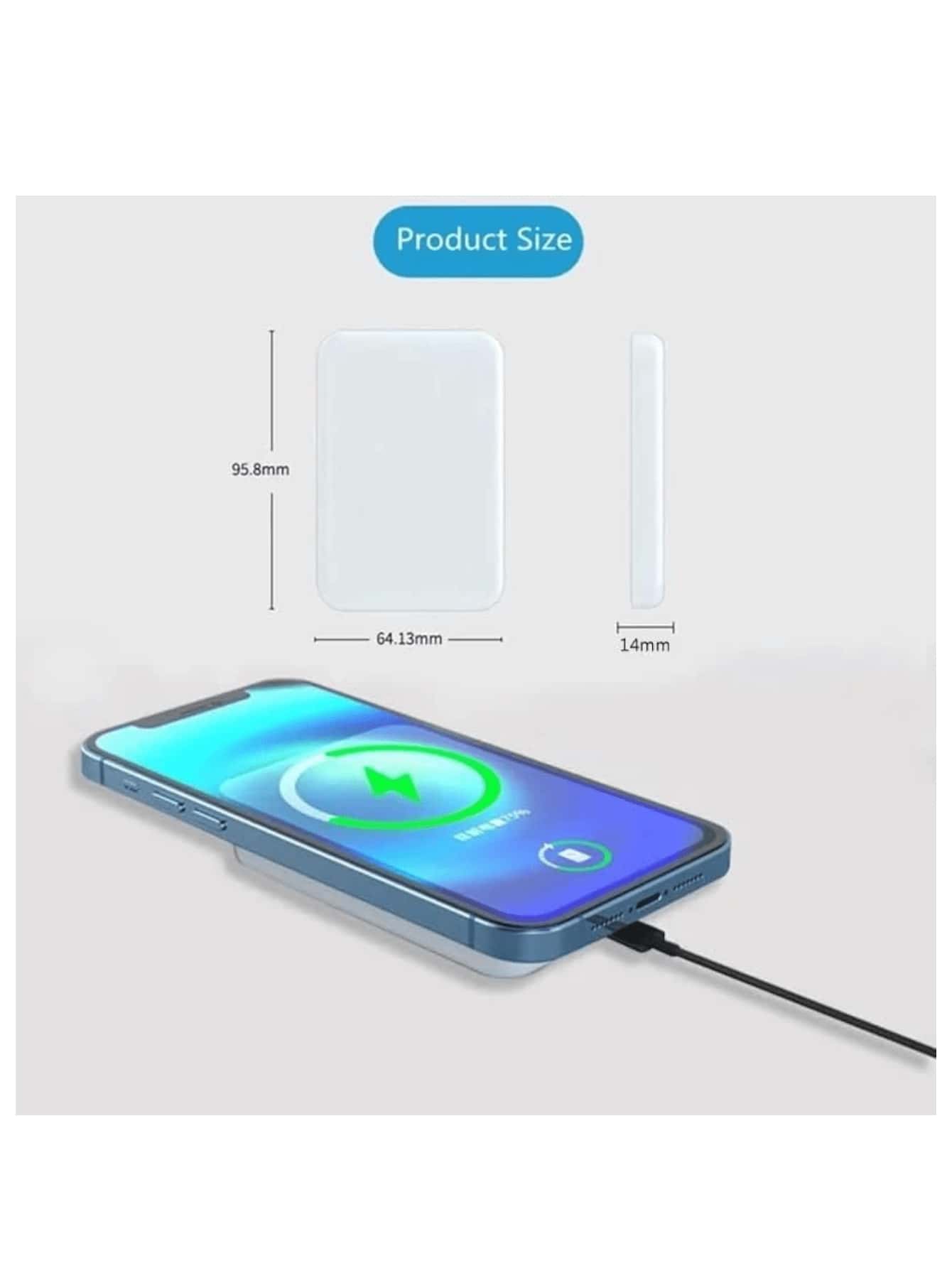 Bateria para Celular Portatil Carga Inalambrica