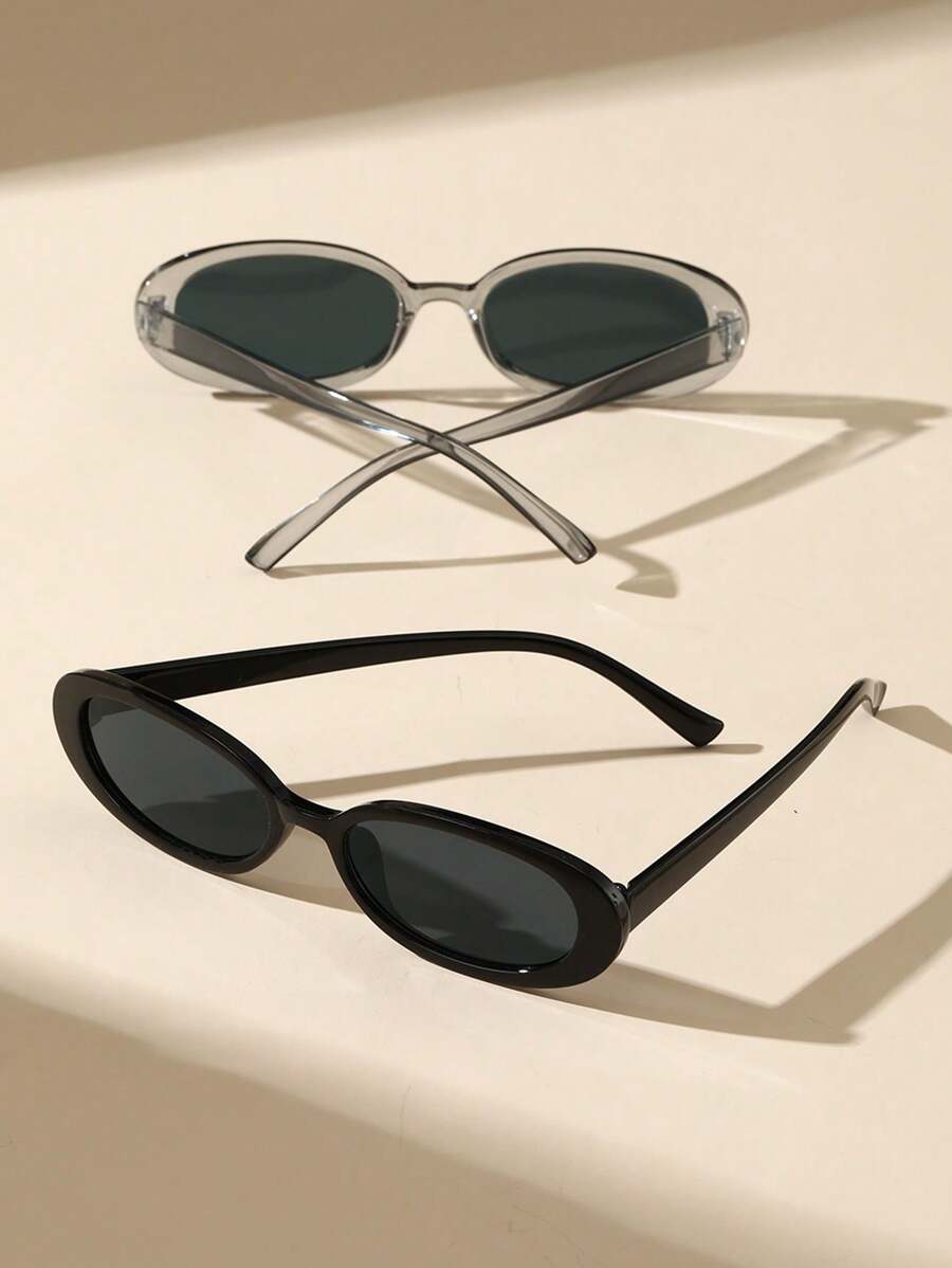 gafas con estampado de leopardo y marcos geométricos multicolor