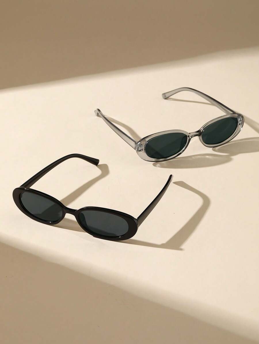 gafas con estampado de leopardo y marcos geométricos multicolor